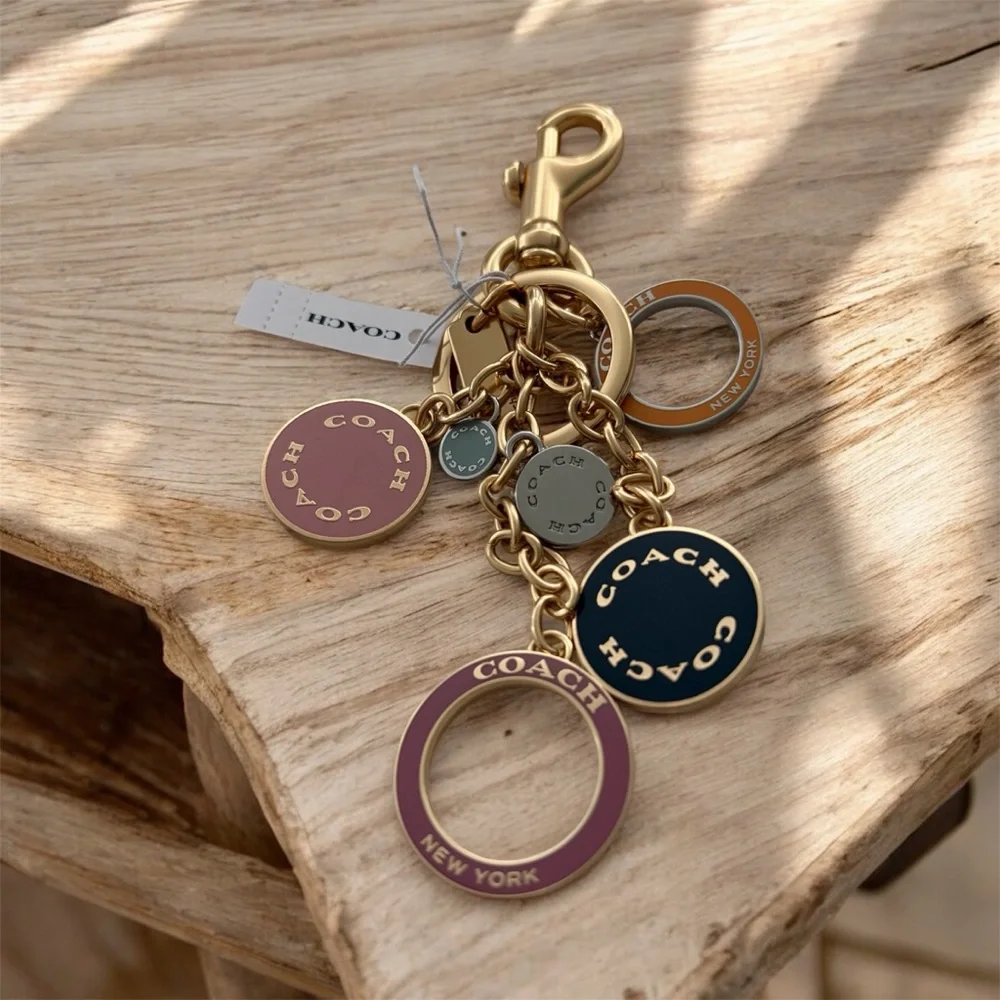 Coach Circle Cluster Bag Charm - Picture 3 of 7